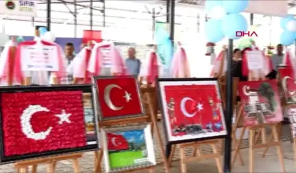 BURDUR Anaokulu öğrencileri atık malzemelerden kıyafet yaptı