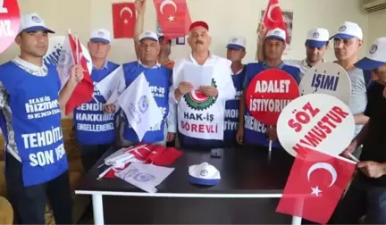 Hak İş Sendikası Silopi'de Basın Açıklaması Düzenledi