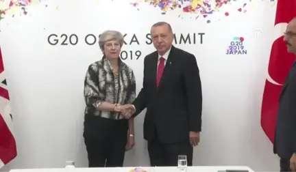 Cumhurbaşkanı Erdoğan, İngiltere Başbakanı May ile görüştü