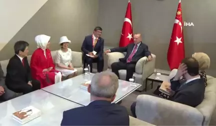 Cumhurbaşkanı Erdoğan, Prenses Akiko ile Görüştü