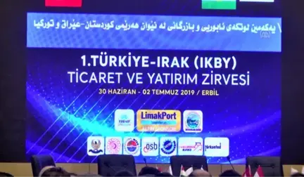 1. Türkiye-Irak (IKBY) Ticaret ve Yatırım zirvesi