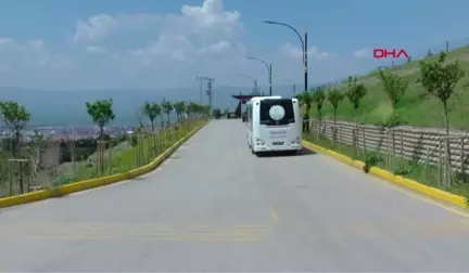 ERZURUM 'Gizemli yol'a gelip, deneme yapıyorlar