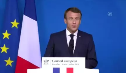 AB'de başkanlık pozisyonları için uzlaşmaya varılması - Emmanuel Macron