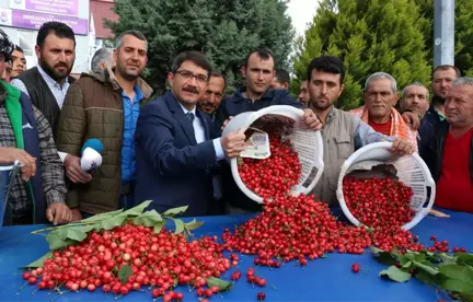 Sezonun Ilk Kirazı Pazara Çıktı