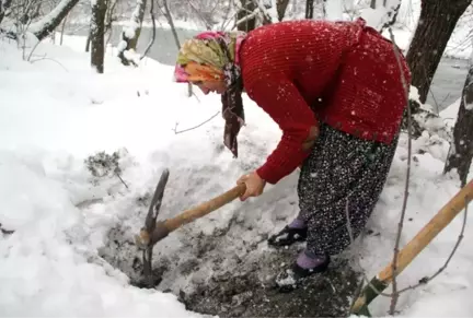 Geleneksel Yöntemle Gıdalar Hep Taze! Yazın Toprak Altına Saklıyorlar, Kışın Çıkarıyorlar