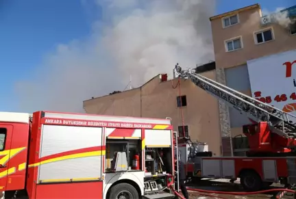 Ankara'da İş Yerinde Korkutan Yangın