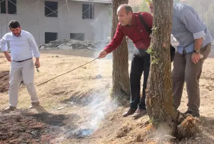 Toprağın Altından Dumanlar Çıktı, Vatandaş Ne Yapacağını Şaşırdı