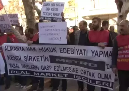 Alman Şirketlerinden Çıkarılan İşçiler Eylemde