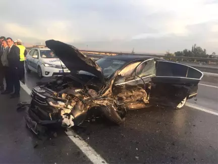 MHP'li Demirel Trafik Kazası Geçirdi: 