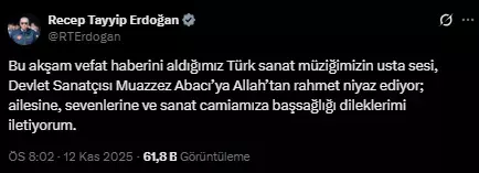 Ünlü sanatçı Muazzez Abacı, 78 yaşında hayatını kaybetti