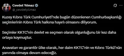 KKTC'de cumhurbaşkanlığı seçimini resmi olmayan sonuçlara göre Tufan Erhürman kazandı