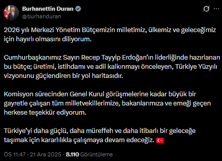 2026 yılı bütçesi Meclis Genel Kurulu'nda kabul edildi