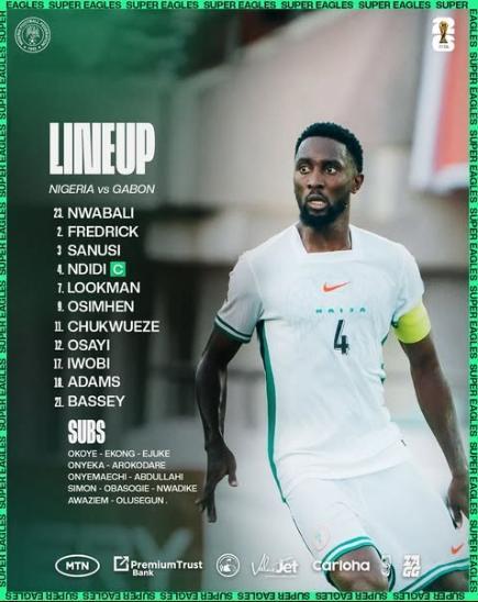 Nijerya Gabon maçında Osimhen oynuyor mu, ilk 11'de mi, Lemina oynuyor mu, ilk 11'de mi?