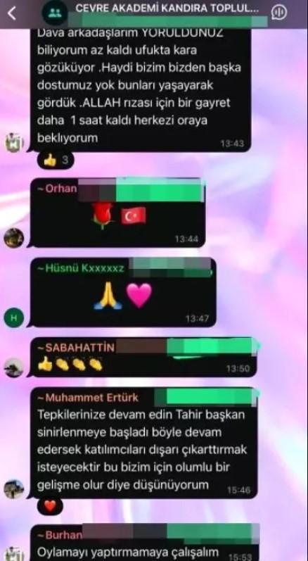 Meclis'te kavga sürerken, attığı mesajlarla yangını körüklemiş