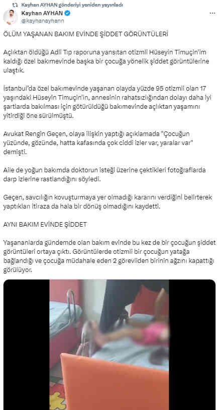 Otizmli gencin açlıktan öldüğü bakımevinde yeni skandal! Şiddet görüntüleri ortaya çıktı