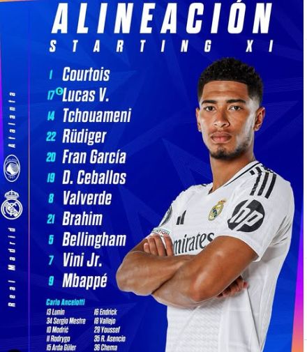Arda Güler Atalanta Real Madrid maçında yok mu, neden yok, sakat mı, yedek mi?