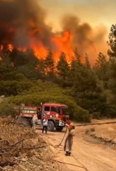 Alevler saatlerdir söndürülemiyor! Hatay'dan gelen görüntüler korkunç