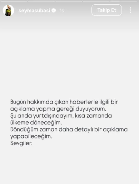 Türkiye'ye dönen Şeyma Subaşı havalimanında gözaltına alındı