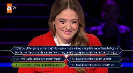 Zehra Güneş'i terleten soru! Telefonla joker hakkını kullandı, Volkan Demirel bir saniye bile düşünmeden yanıtladı