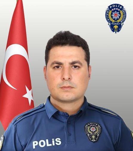 Konya'da polis memurunun şehit olduğu kaza güvenlik kamerasına yansıdı