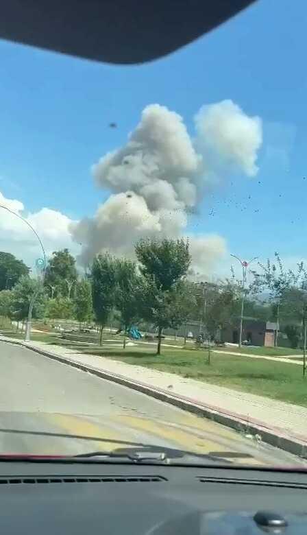Kocaeli Derince Limanı patlama anı (VİDEO)