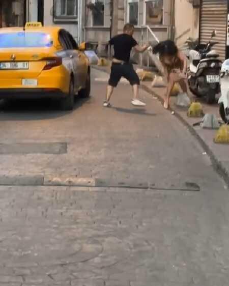 Taksi Şoförü Yabancı Uyruklu Kadını Darp Etti