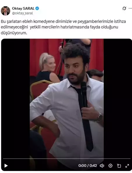Cumhurbaşkanı Başdanışmanı Oktay Saral'dan Hasan Can Kaya tepkisi