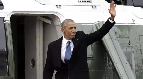 Obama Geleneği Bozmadı, Helikopterle Veda Etti