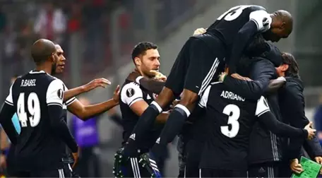 Avrupa Ligi'nde Beşiktaş Deplasmanda Olympiakos ile 1-1 Berabere Kaldı