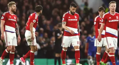 İngiltere'de Chelsea, 3-0 Yendiği Middlesbrough'u Alt Lige Gönderdi