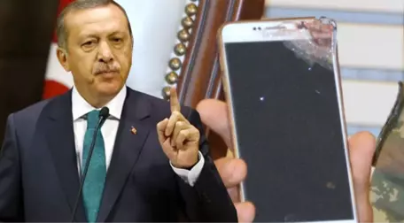 Terör Saldırısından Telefonu Sayesinde Kurtulan Askere, Cumhurbaşkanı Erdoğan'dan Yeni Telefon