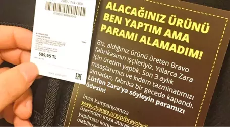 Maaşlarını Alamayan İşçiler, Ürünlere Taktıkları İlginç Etiketle Müşteriden Destek İstedi