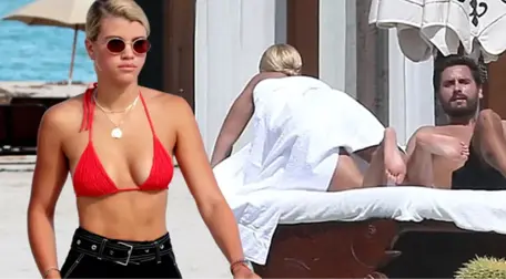 Manken Sofia Richie, Cinsel İlişki Bağımlısı Sevgilisinin Yanında Çıplak Güneşlendi