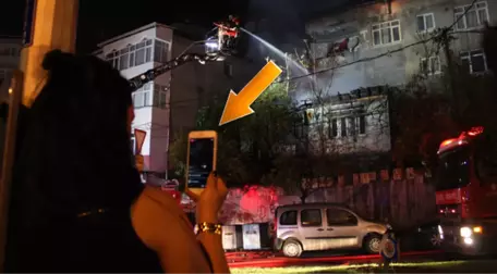 Gecekondu Alevlere Teslim Oldu! Yangını Gören Kadın, Sosyal Medyada Canlı Yayın Yaptı