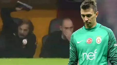 Galatasaray'da Ayhan, Hatalı Gol Yiyen Muslera'ya Küfrederken Yakalandı