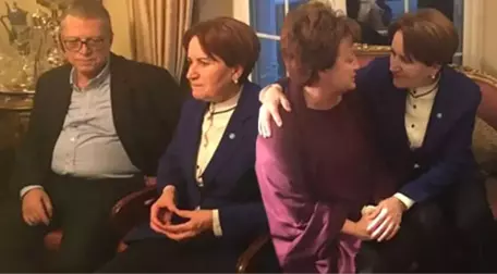 Akşener'den Yılmaz Ailesine Taziye Ziyareti! Berna Yılmaz, Gözyaşlarına Hakim Olamadı