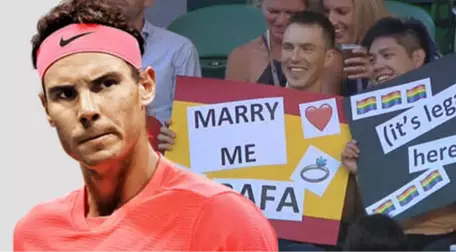 Avustralya'da Eşcinsel Erkek, Rafael Nadal'a Evlilik Teklif Etti