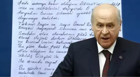 Bahçeli'nin Tahliyesini İstediği Kürşat Yılmaz, Mektup Yazdı: Ölünceye Kadar Tutsalar da Önemi Yok