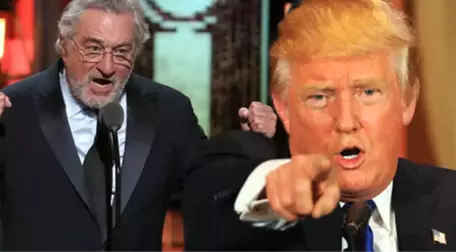 Donald Trump Sahnede Kendisine Küfür Eden Robert de Niro'ya 