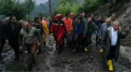 Ordu'da Aşırı Yağıştan Dolayı Meydana Gelen Heyelanda Kaybolan Yaşlı Adam Hayatını Kaybetti