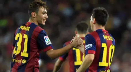 Barcelona'nın Yıldızı Munir El Haddadi, Polisle Karşı Karşıya Geldi