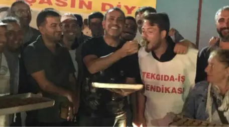 Haluk Levent'ten Eylem Yapan İşçilere Baklavalı Destek!