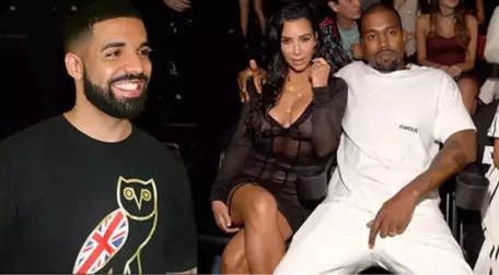 Kanye West, Eşi Kim Kardashian ve Şarkıcı Drake'in Yasak İlişkisi Hakkında İlk Kez Konuştu