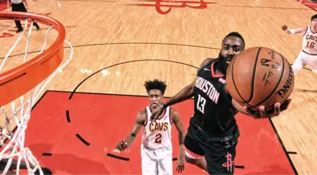 Houston Rockets, James Harden'ın Müthiş Performansıyla Cleveland'ı Devirdi