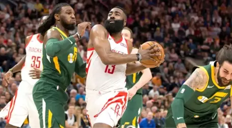 Harden'ın 43 Sayı Attığı Maçta James Harden, Utah Jazz'ı Rahat Geçti