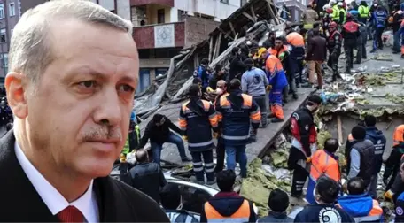 Erdoğan'dan Çöken Binayla İlgili İlk Açıklama: 16 Vatandaşımıza Rahmet Diliyorum