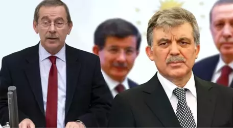 Abdüllatif Şener'den Bomba İddia: Davutoğlu ile Gül Anlaşamadı