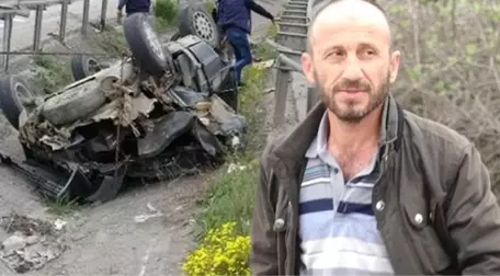 Talihsiz Adam, Hurdaya Dönen Otomobilinin Fotoğrafını Çekip 