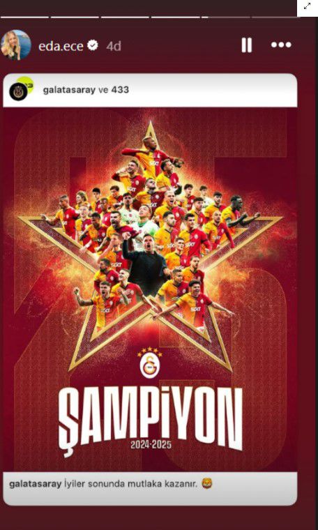 Galatasaray şampiyonluğunu ilan etti! Ünlü isimlerden paylaşım yağdı