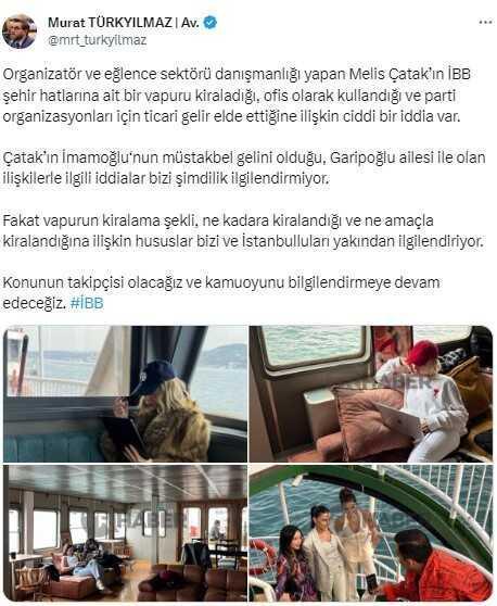 İBB Başkanı İmamoğlu'nun Avukatı, AK Parti İBB Grup Sözcüsü Hakkında Suç Duyurusunda Bulundu